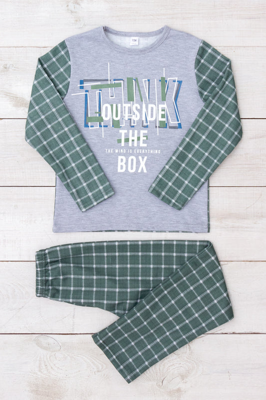 Boys’ Cotton Pajama Set – Warm, Breathable & Soft Fabric, Demi-season,  Nosi ...