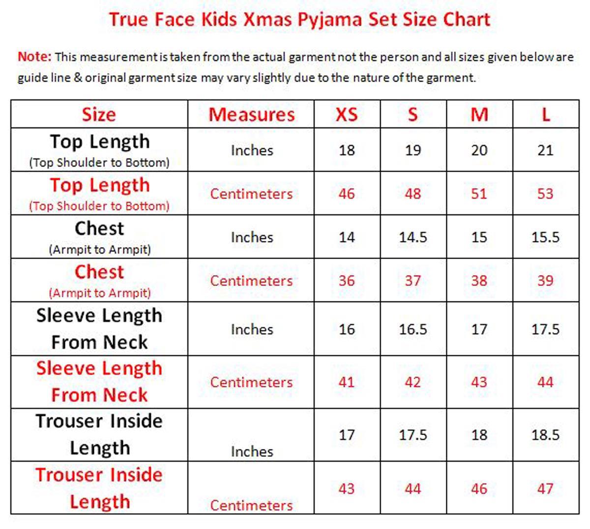 Kids Christmas Pyjamas Set Teens Girls Nightwear Boys Pjs Xmas Set Gift