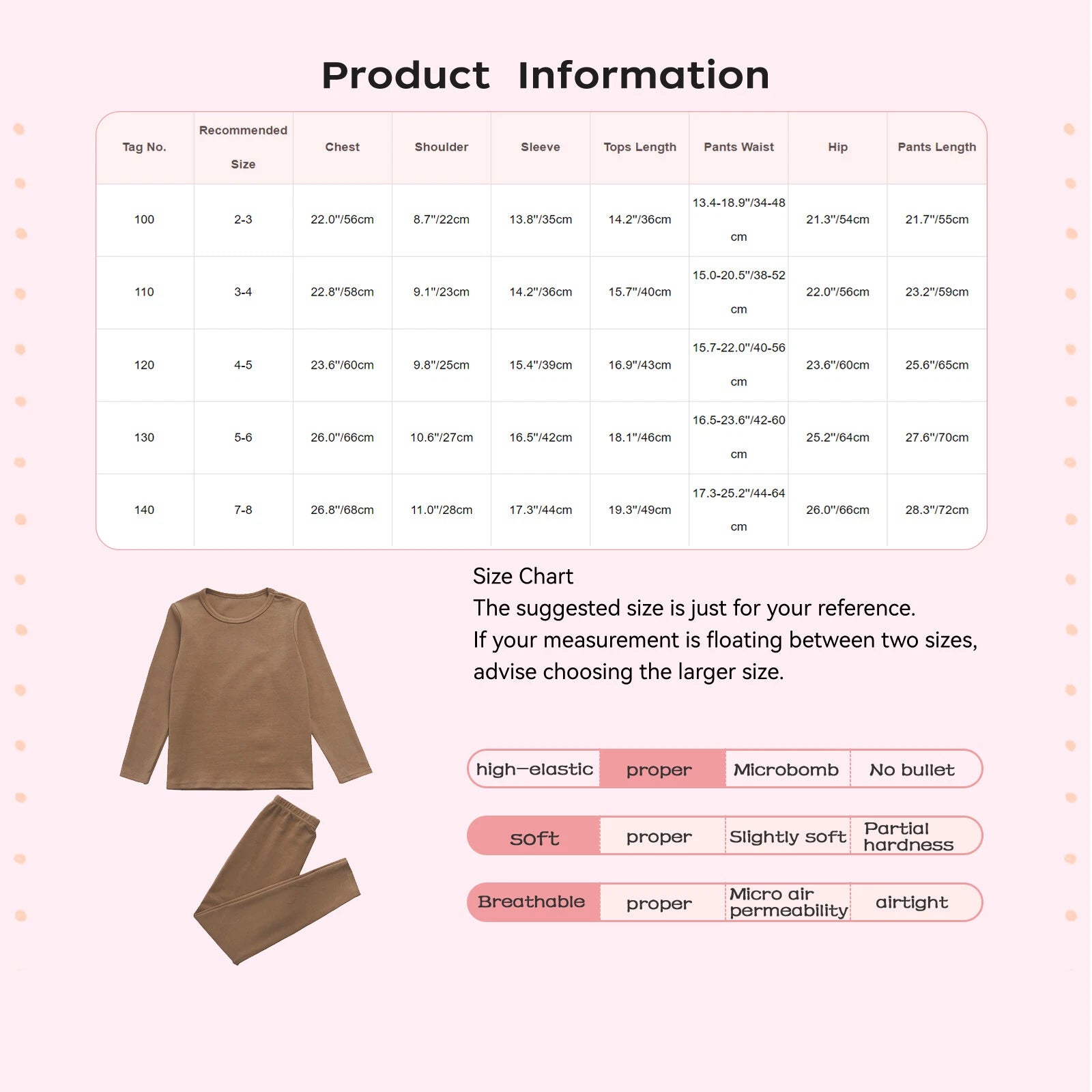 Unisex Kids Suit Bottoms Outfit Girls Set With Pants Homewear Pajamas Winter