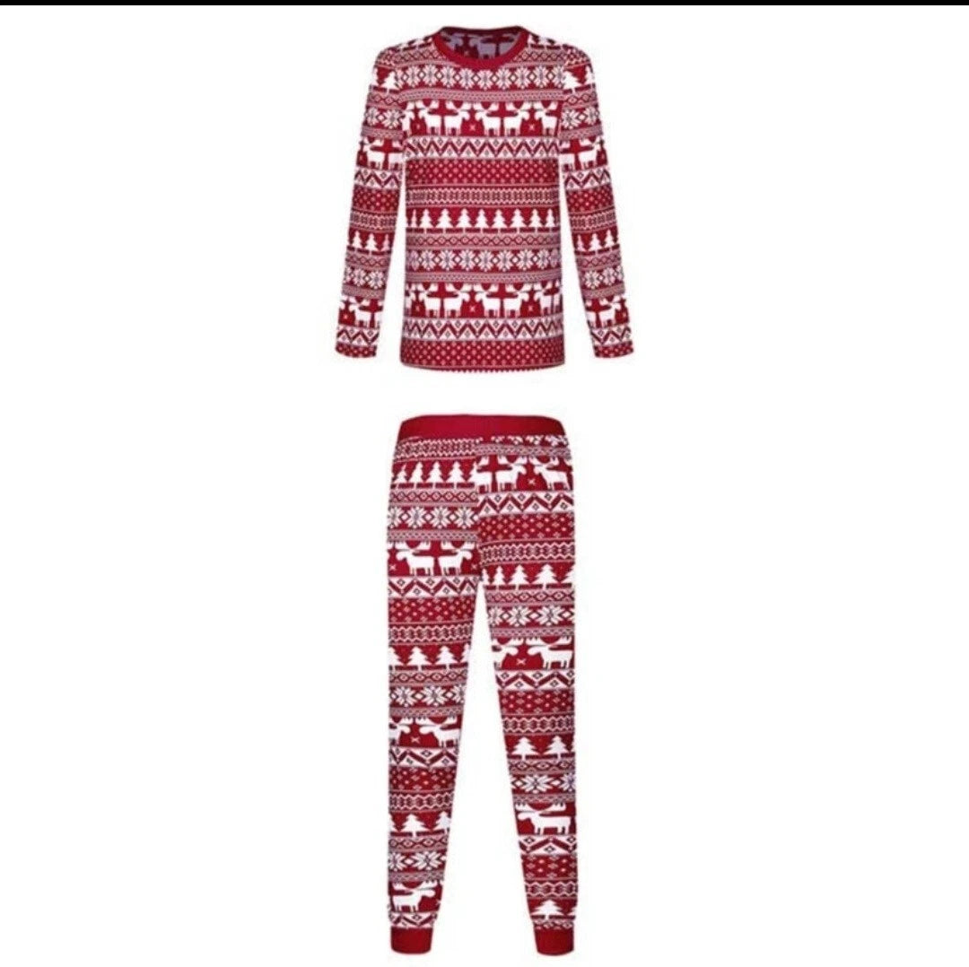 2024 Christmas Pyjamas Family Matching Pajamas Adult Kids Xmas Nightwear Pjs Set