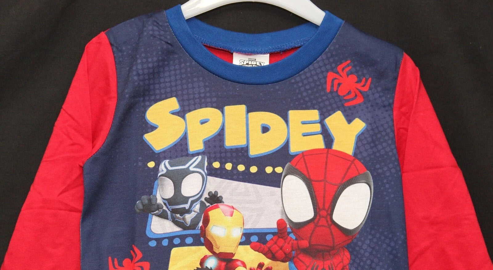 SPIDER-MAN Boy's Pyjamas/ Red & Blue SPIDEY PJs Sizes 1.5-5 Years