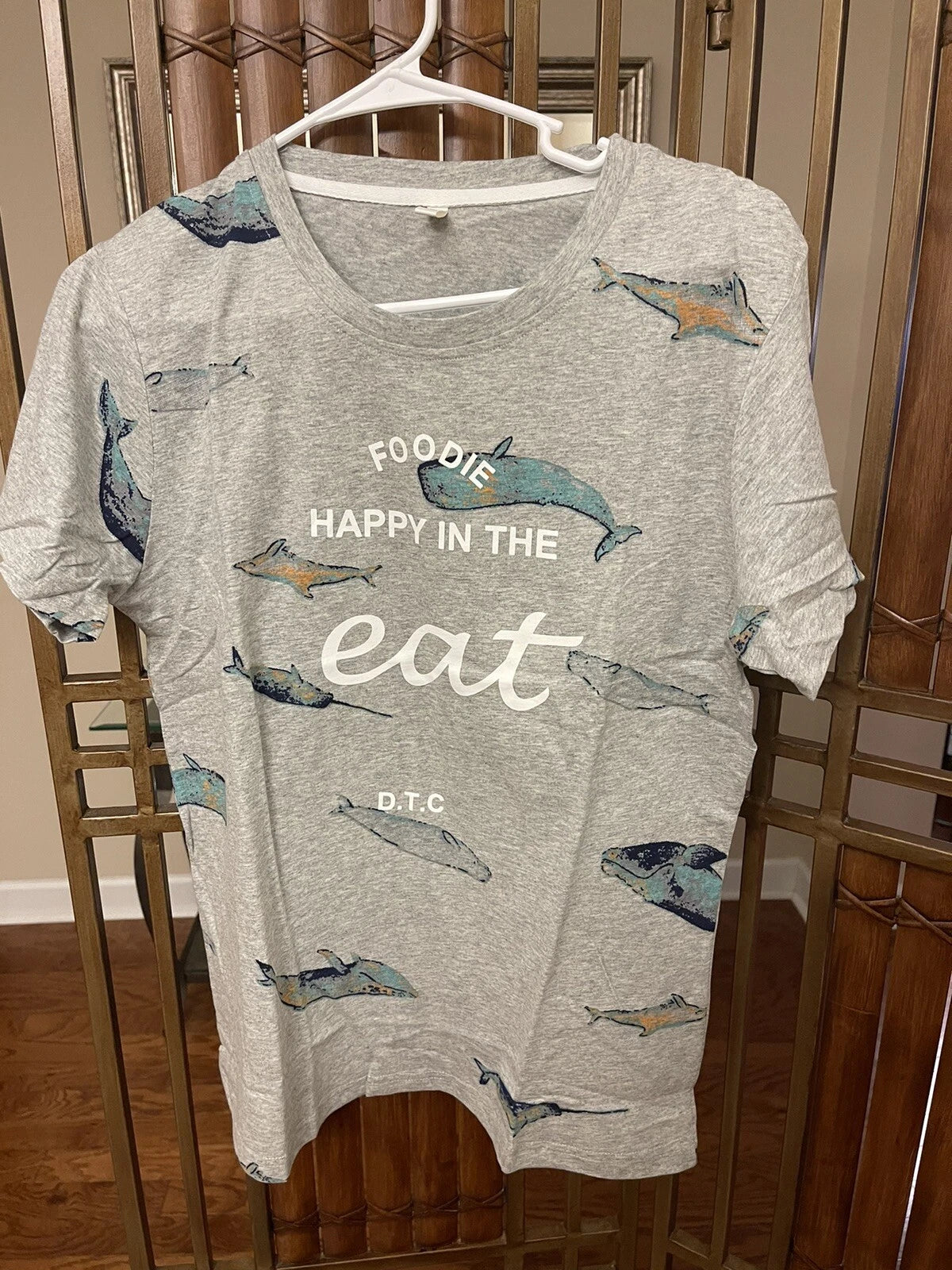 “Foodie Happy in The Eat” Fish Sea  Big Boy Kids Pajama Set