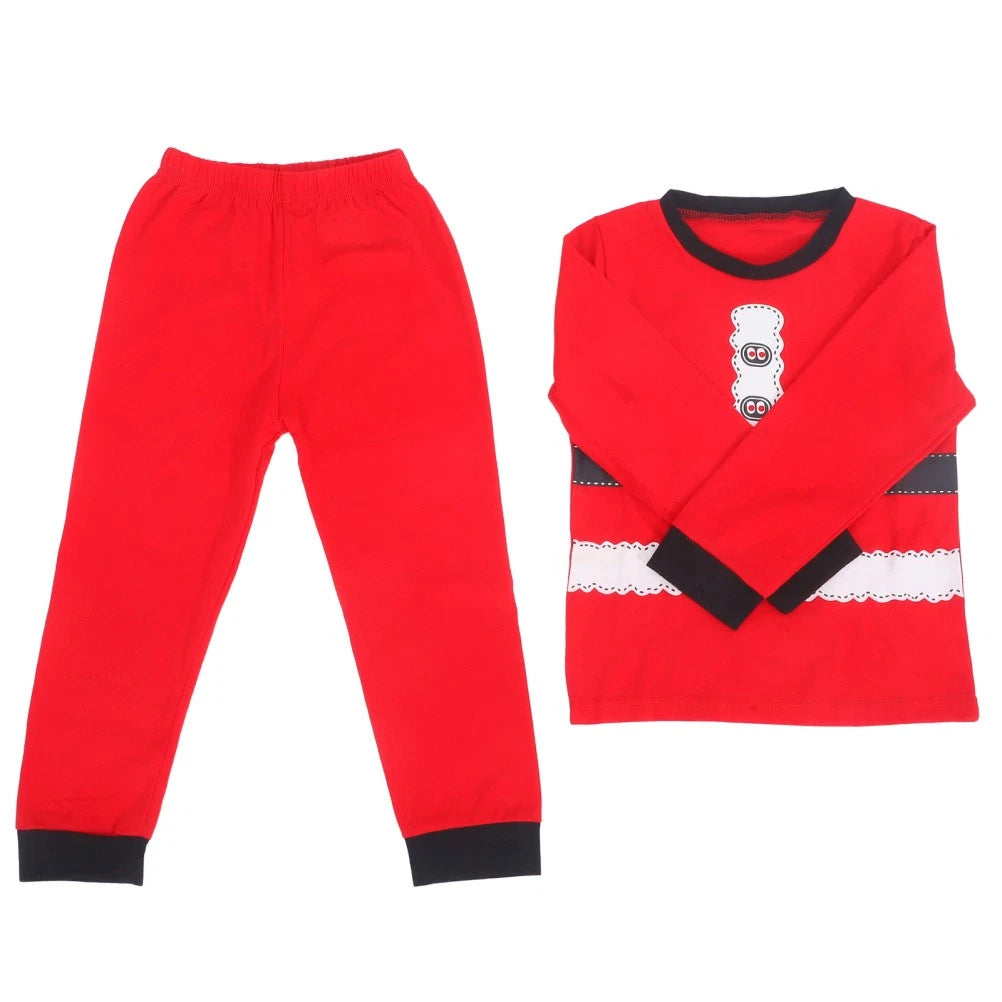 Christmas Pajamas Set Toddler Boy Kids Snowman Costume Funny Tshirt