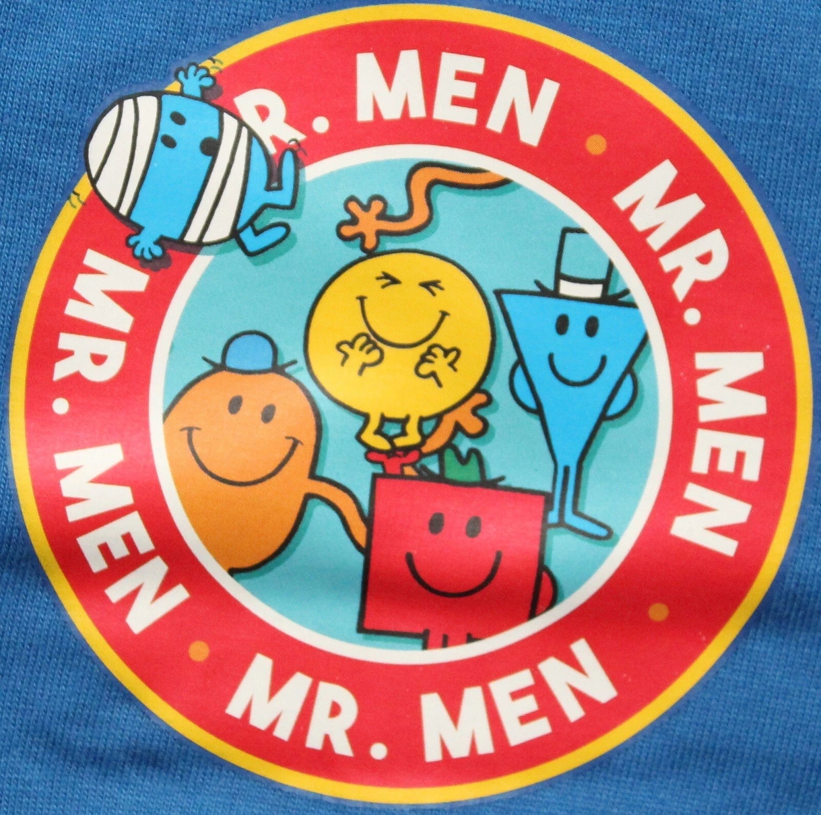 MR MEN Boys Pyjamas/ Red & Blue Long-Sleeved PJs Sizes 18 Months-5 Years