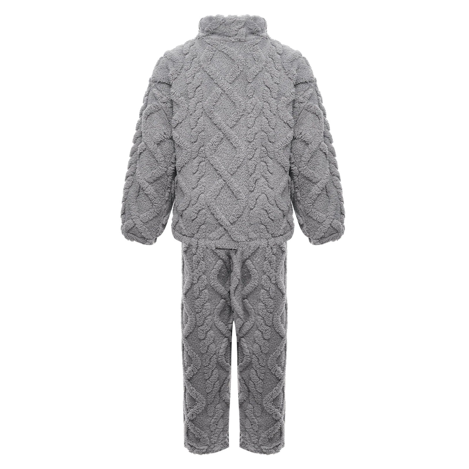 Unisex Kids Outfit Homewear Set Tops With Pants Pajamas Long Sleeve Loungewear