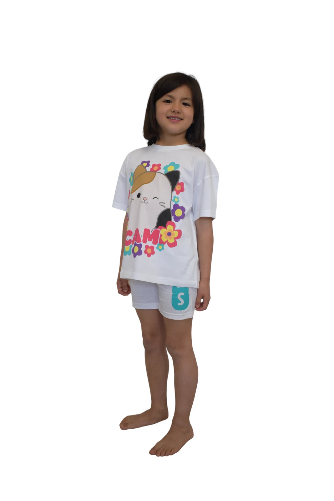 Squishmallows Girls Pyjamas Cam Pjs Set Ages 6 to 13 Years Old