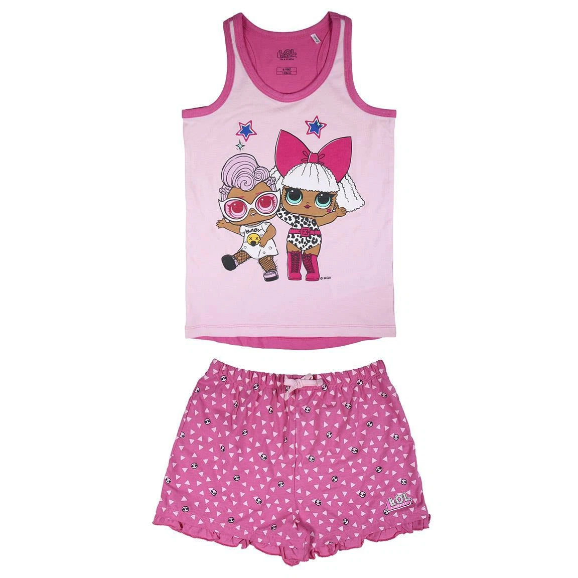 Girls LOL Surprise Character Short Pyjamas Nightwear Shorties Pjs Age 3-10 Years