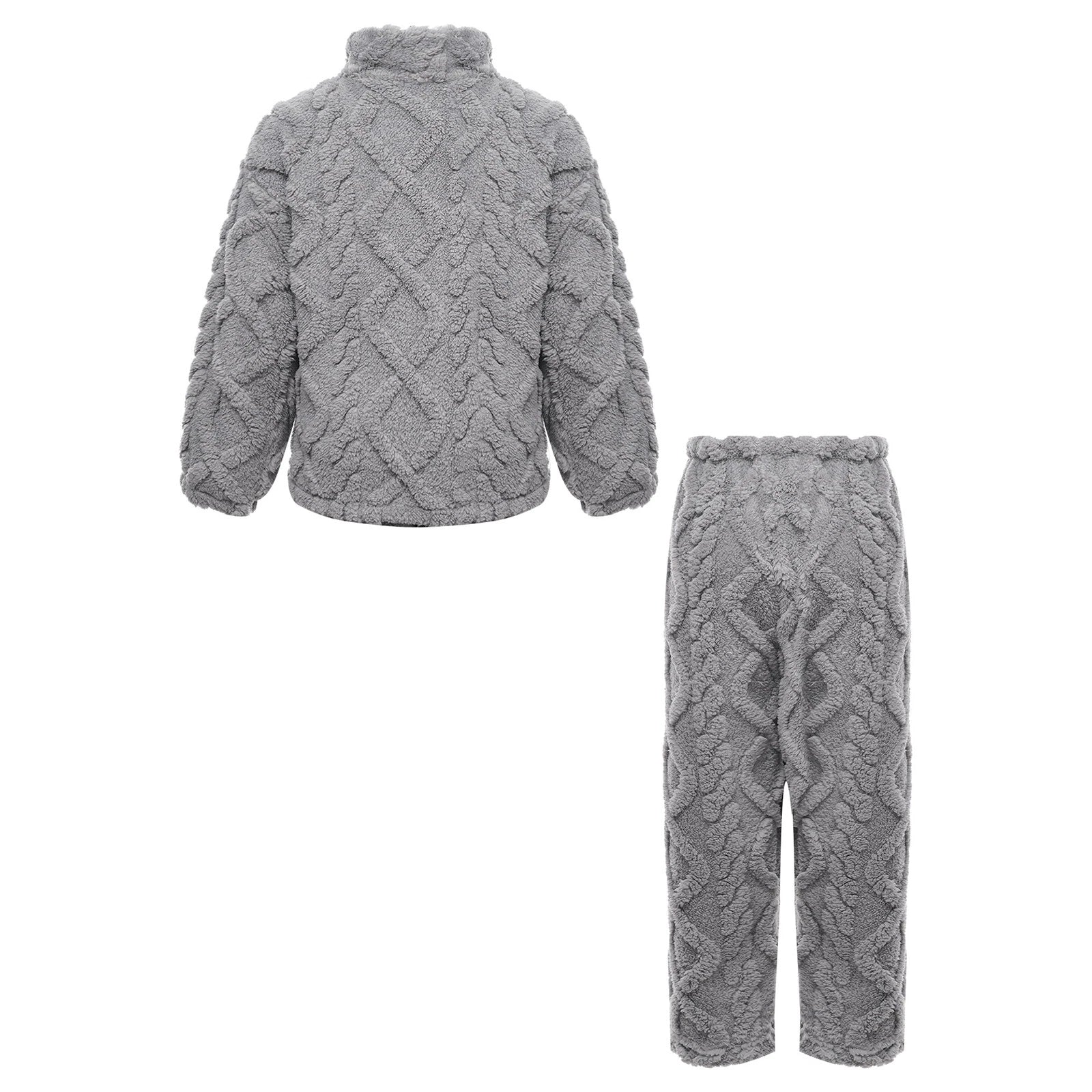 Unisex Kids Outfit Homewear Set Tops With Pants Pajamas Long Sleeve Loungewear