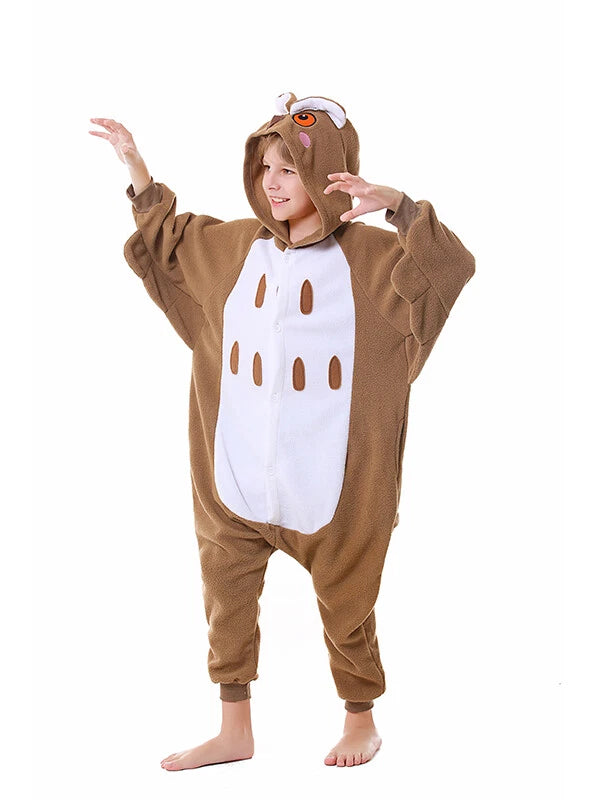 CANASOUR Kids Owl One-piece Pajamas Halloween Christmas Cosplay Costumes