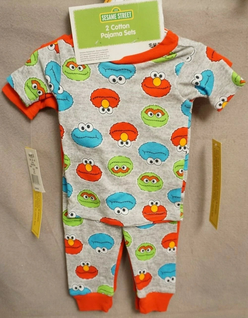 PAW PATROL, THOMAS OR SESAME ST. 4 PIECE PAJAMAS SETS ASSORTED SIZES  BNWT