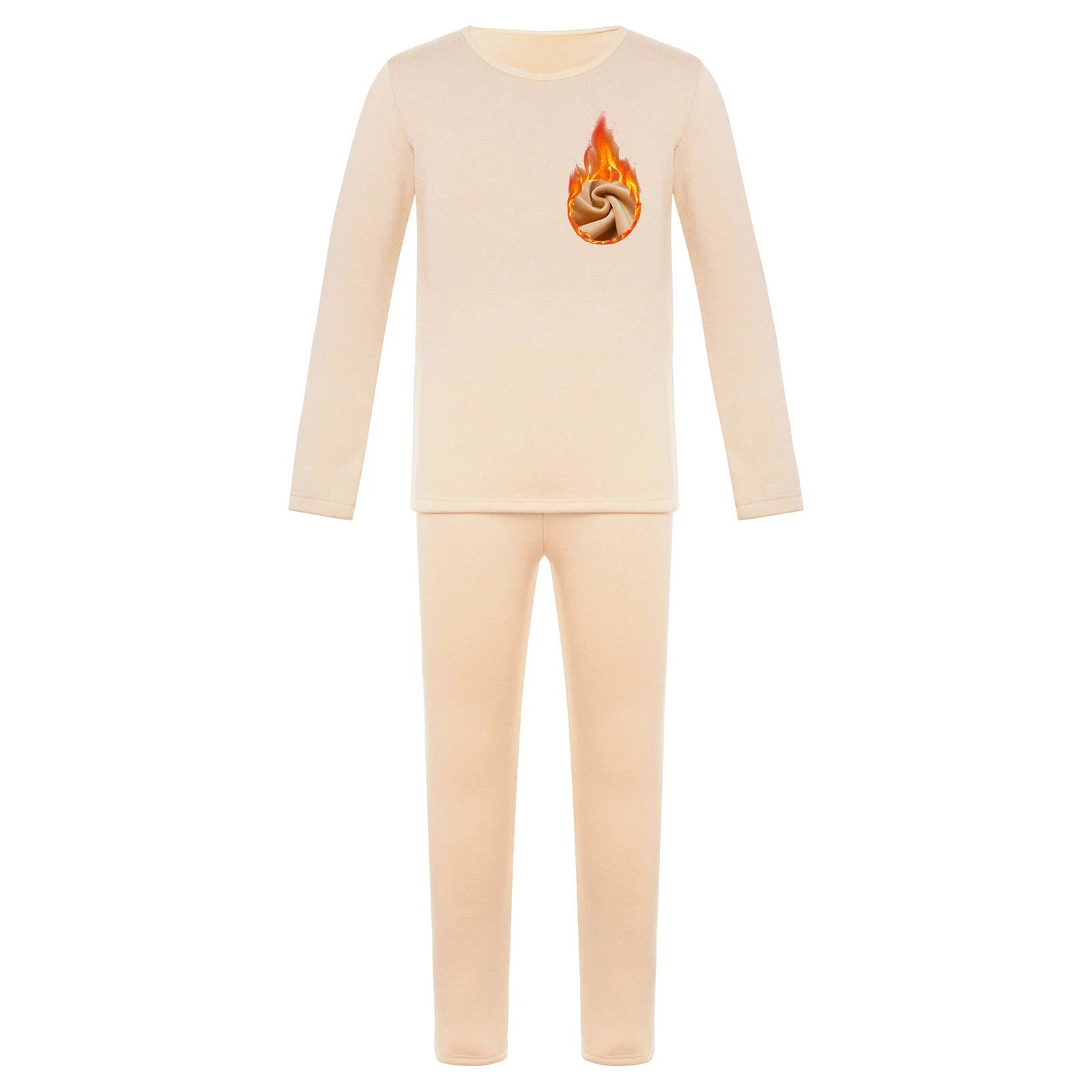 Kids Girl's Pajamas Set Long Sleeve Sleepwear Training Pullover And Pantyhose