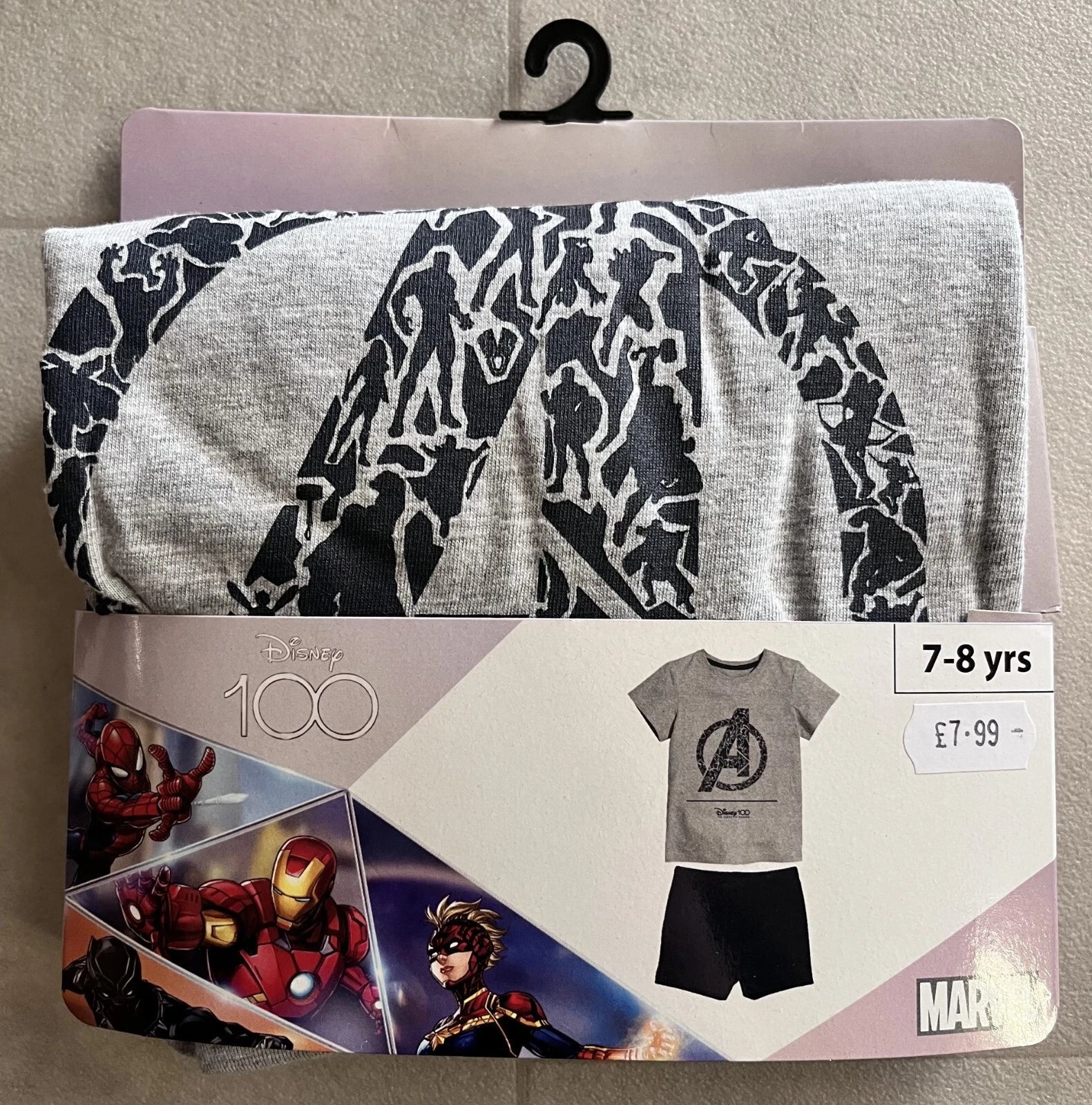 Disney 100 Kids Short Sleeve Pyjama Short Sets