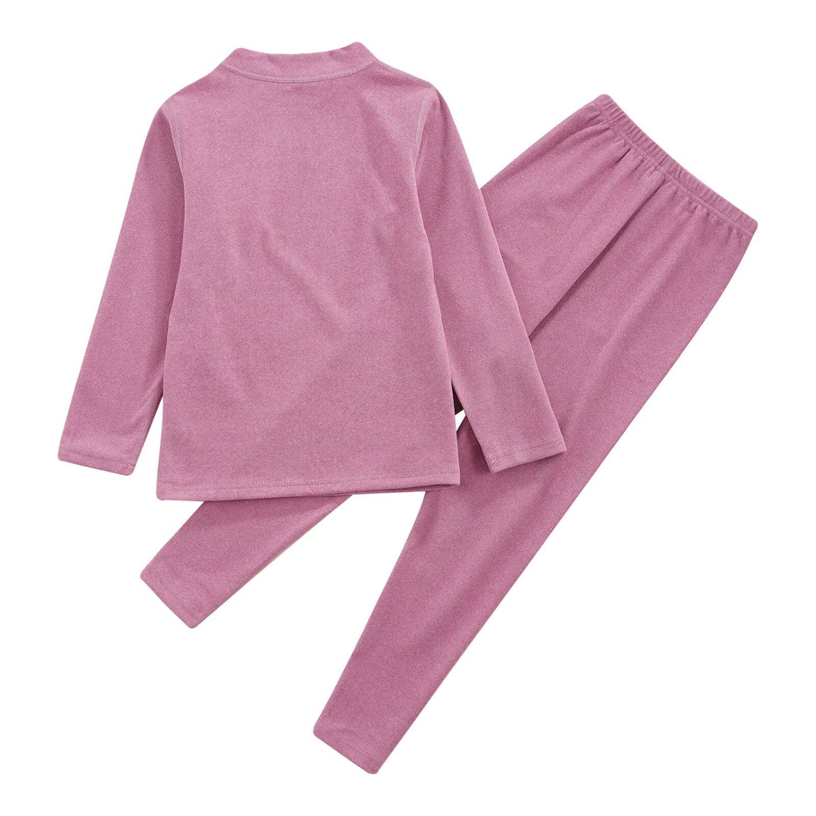 Kids Boys Girls Tees Long Sleeve Top Bear Print Sleepwear Pajamas Loungewear