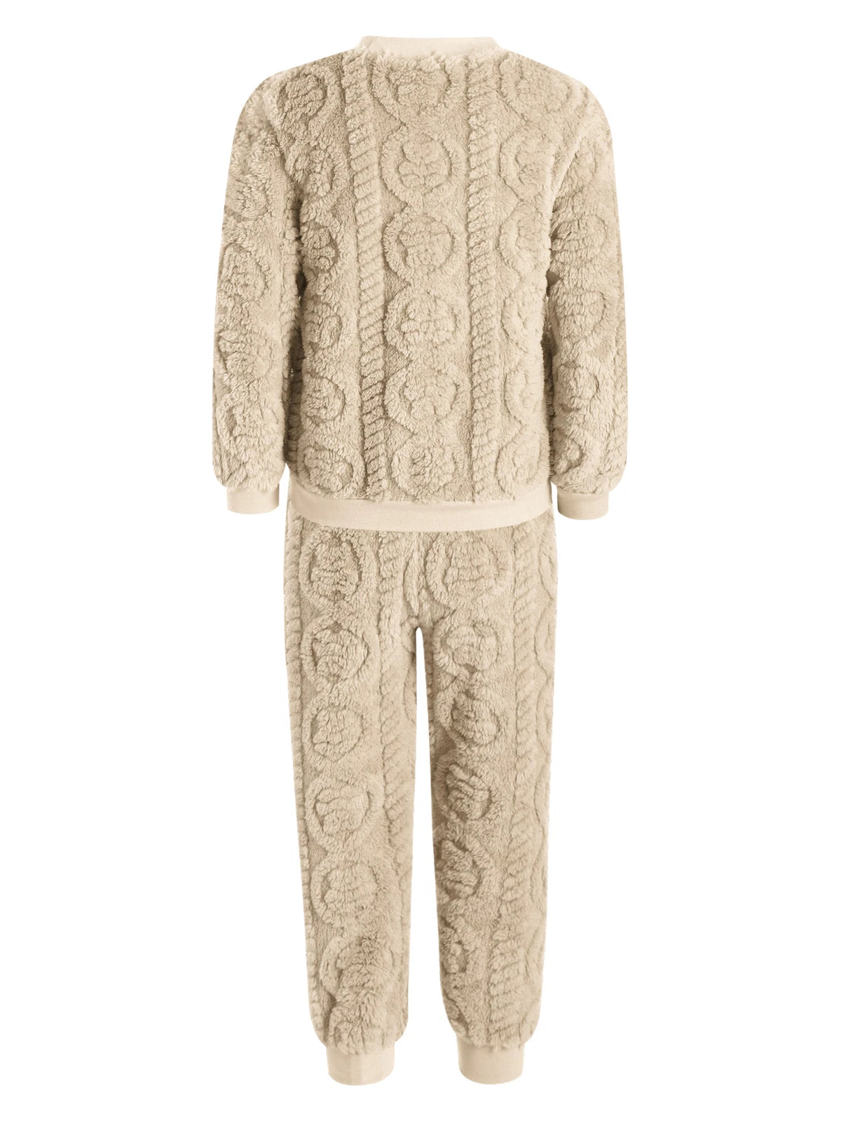 Kids Set Warm Pajamas Stand Collar Sleepwear Long Sleeve Nightwear Sleep Fancy