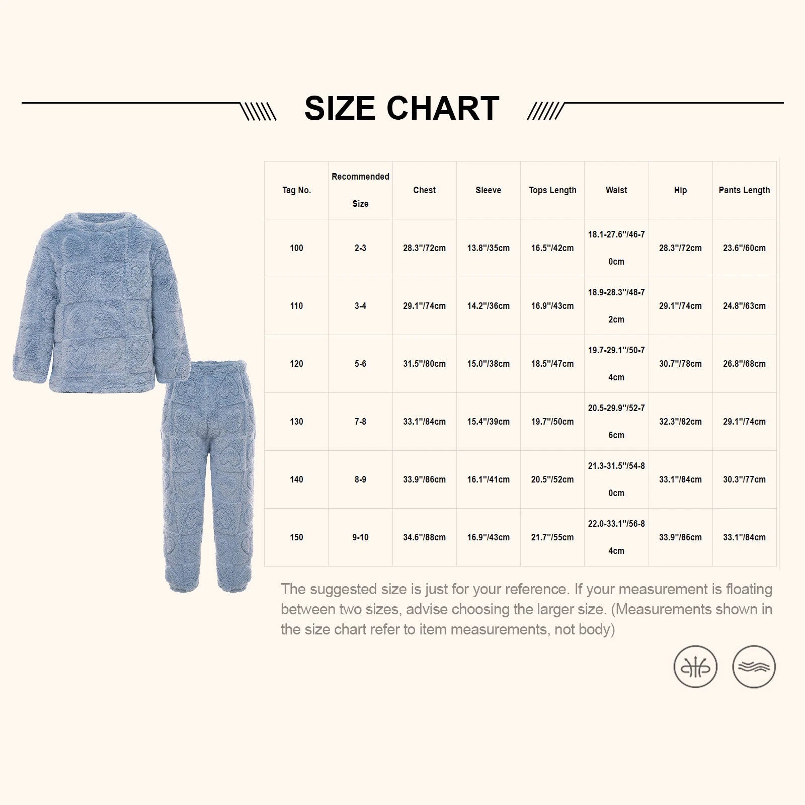 Kids Boys Girls Homewear Round Neck Tops With Pants Solid Color Pajamas Set