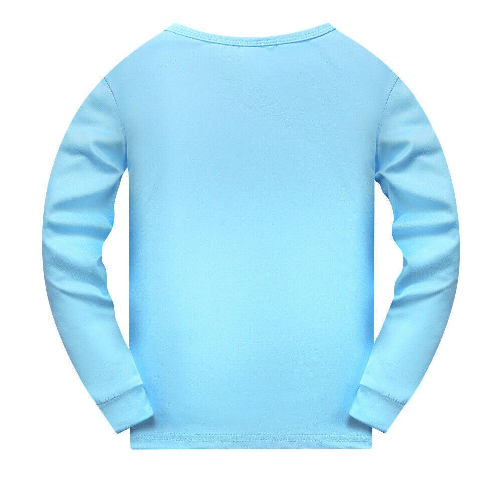 2025 Sleeve Indoor Pajamas Loungewear Kids Sleepwear Outfits Pjs Girls Boys-