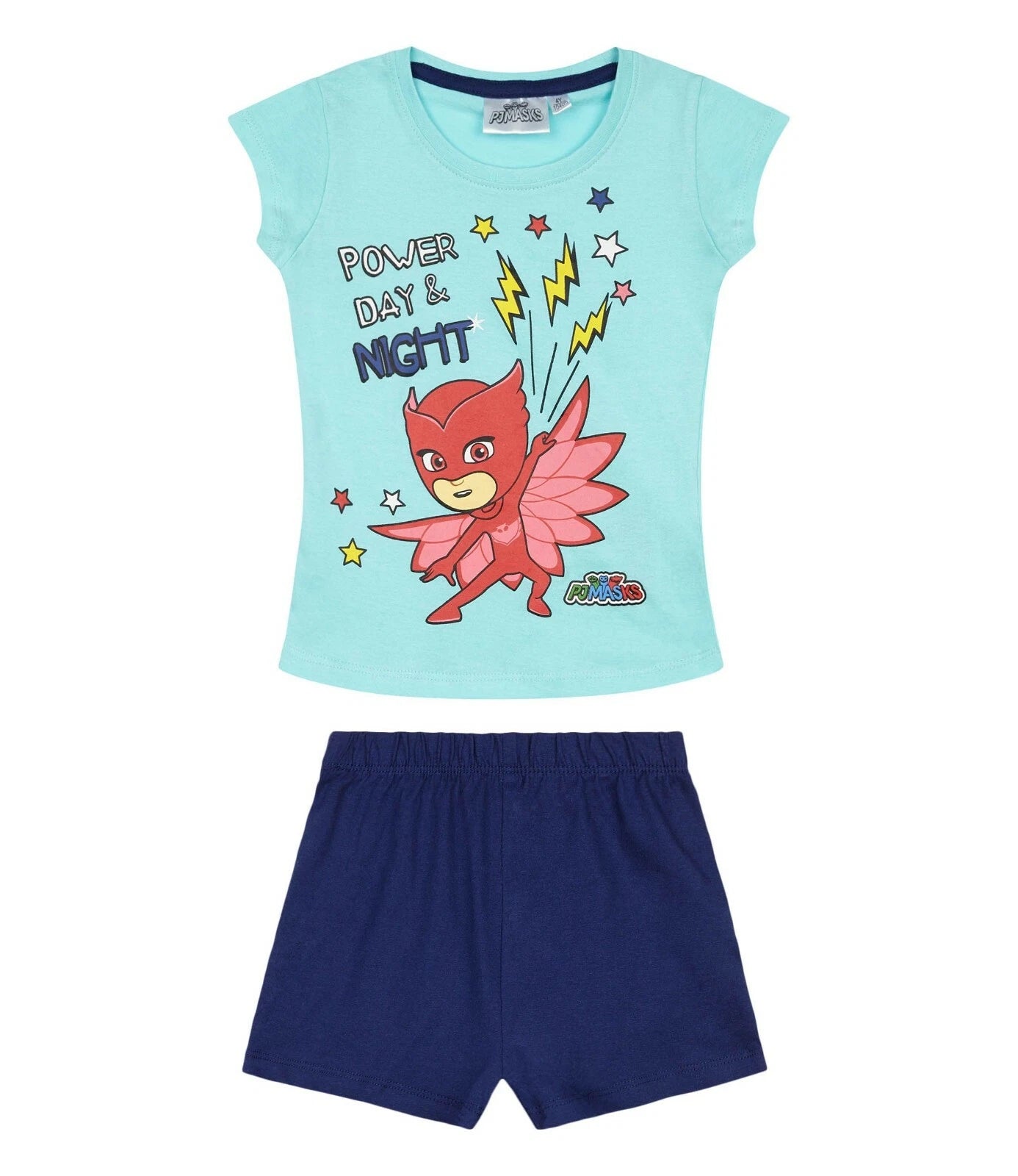 Boys Girls Kids Children Pyjamas Short Sleeve T-Shirt Shorts Set Age 2-12 Years