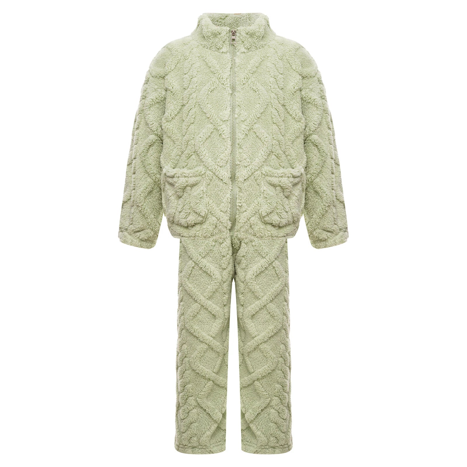 Unisex Kids Outfit Homewear Set Tops With Pants Pajamas Long Sleeve Loungewear