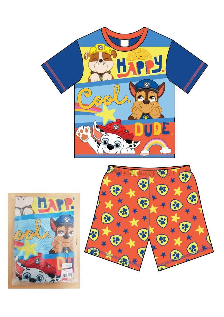 Boys Girls Kids Character Short Pyjamas pjs 9 Months - 10 Years