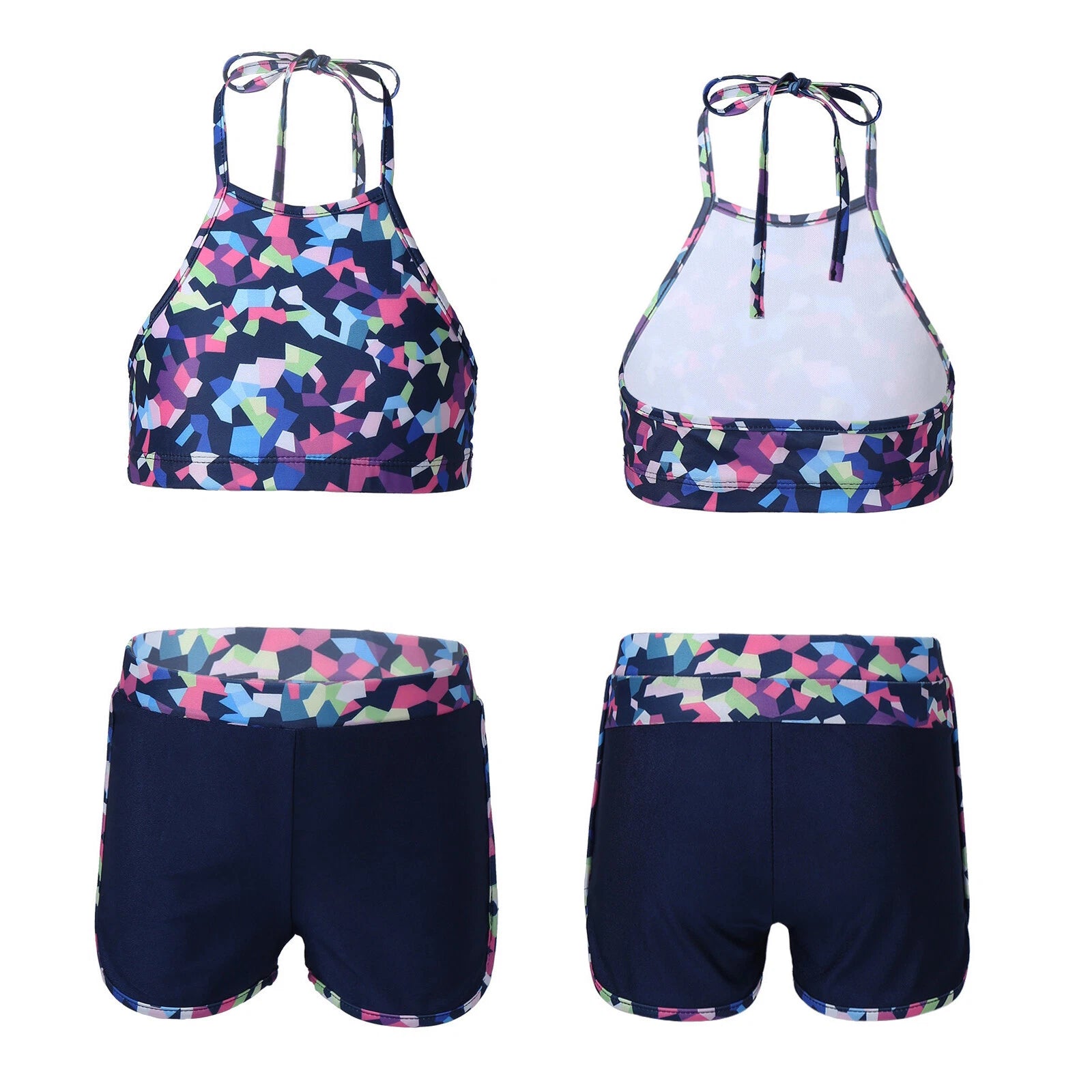 Unisex Kids Outfit Homewear Set Tops With Pants Pajamas Long Sleeve Loungewear