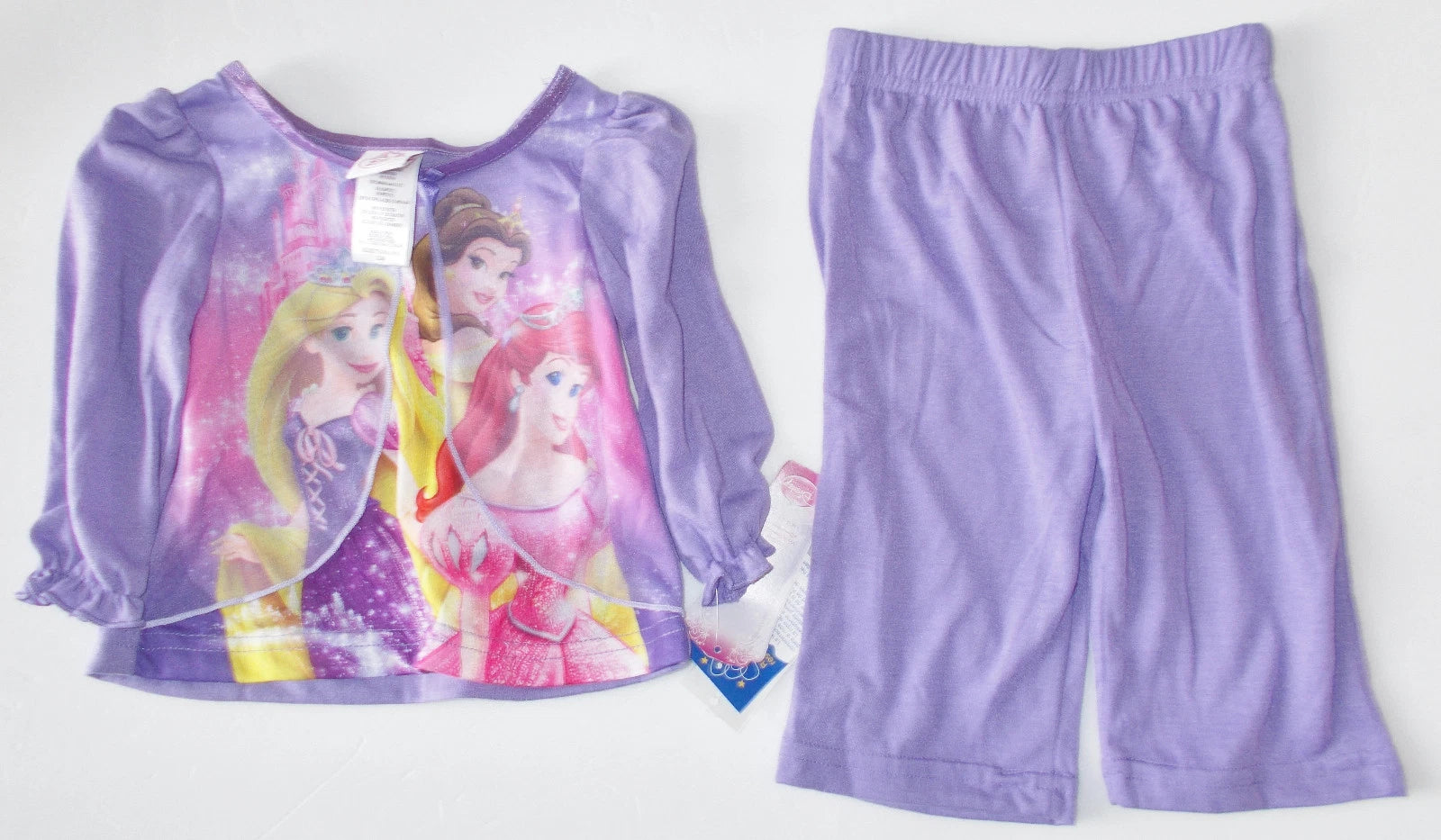 Disney Princesses Infant Girls Princess Pajama Sets 2 to Choose Size 12M NWT