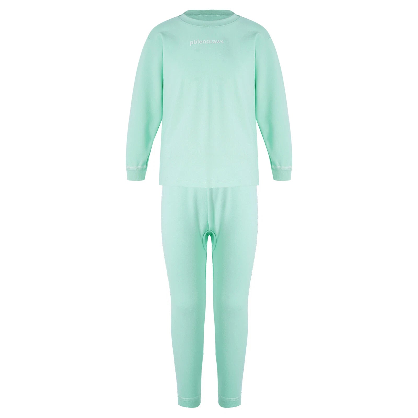 Kids Pajama Set Flannel Nightwear Soft Sleepwear Long Sleeve Homewear Fuzzy