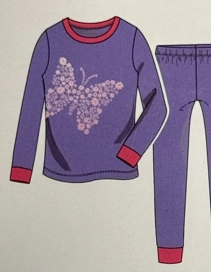 Kirkland Signature Kids' 4-PC Cotton PJ Set MULTI COLOR