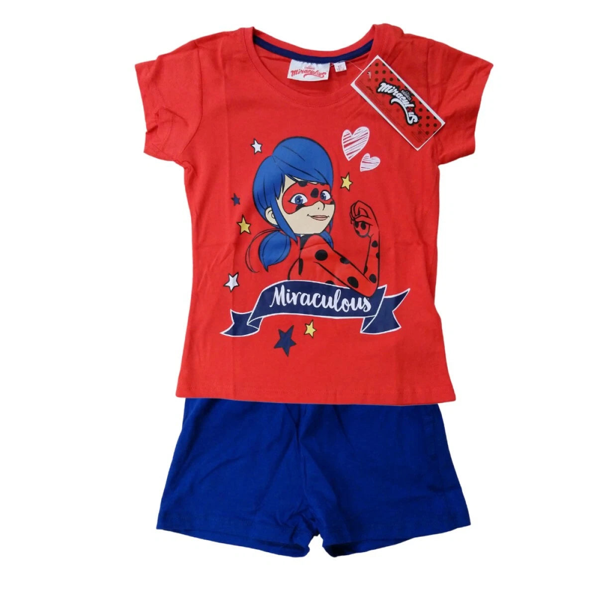 Boys Girls Kids Children Pyjamas Short Sleeve T-Shirt Shorts Set Age 2-12 Years