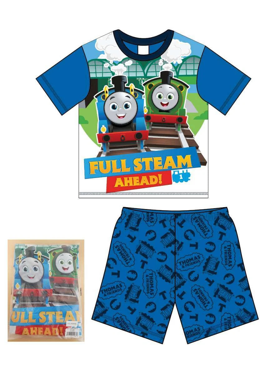 Boys Girls Kids Character Short Pyjamas pjs 9 Months - 10 Years