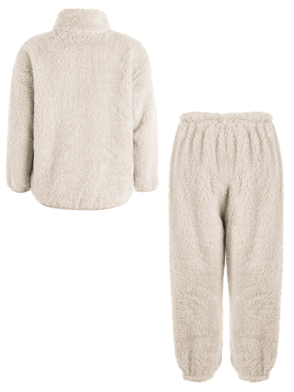 Kids Boys Girls Outfits Warm Homewear Flannel Pajama Set Clothing Sleepwear