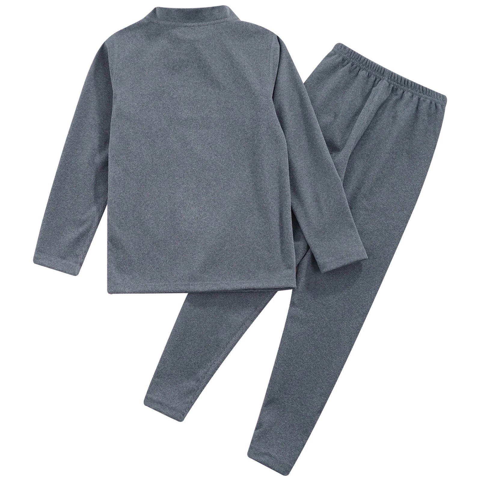 Kids Boys Girls Tees Long Sleeve Top Bear Print Sleepwear Pajamas Loungewear