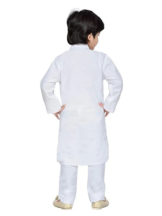 Eid Wear Kids Kurta Pajama Indian Traditional Cotton Kurta Payjama Set For Boys
