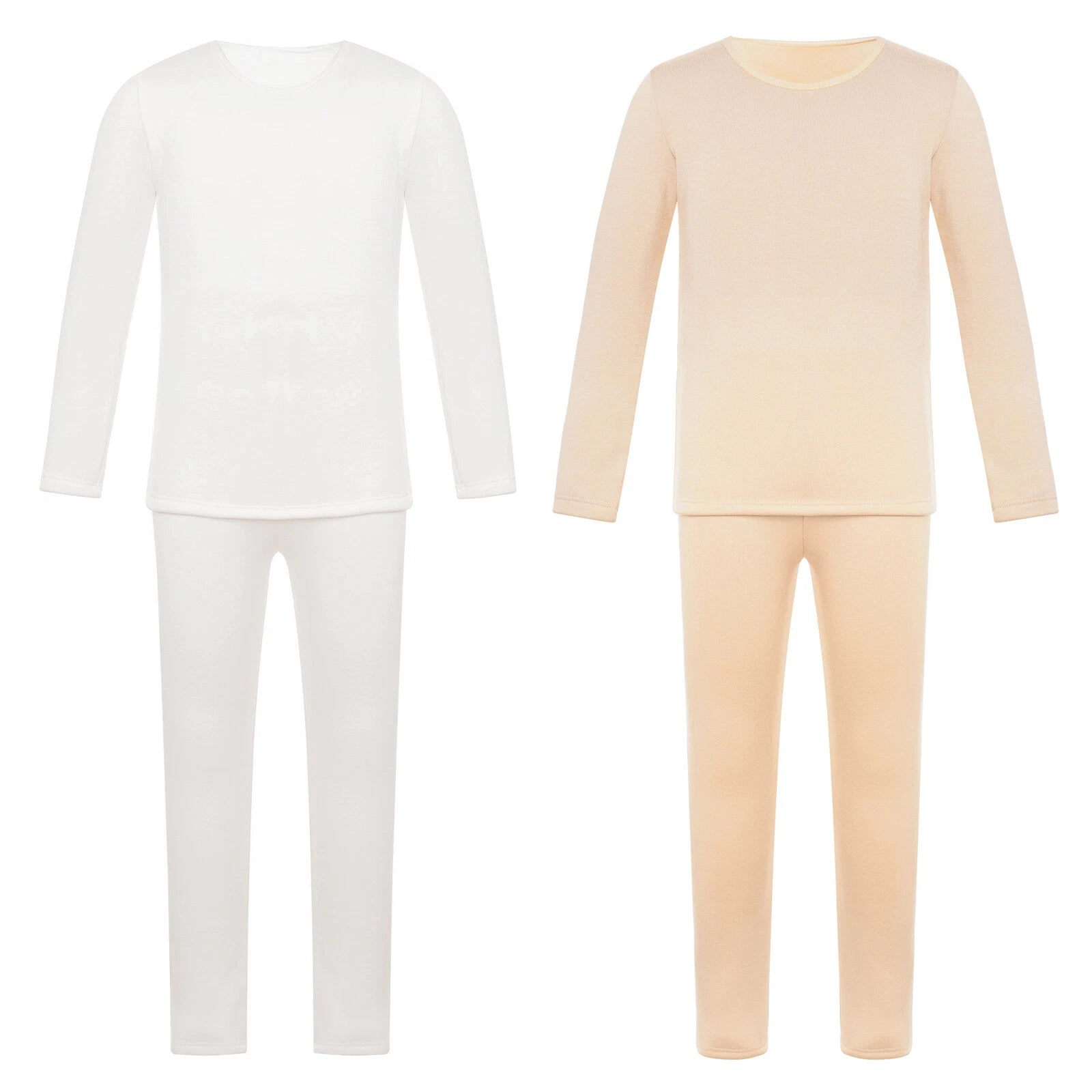 Kids Girl's Pajamas Set Long Sleeve Sleepwear Training Pullover And Pantyhose