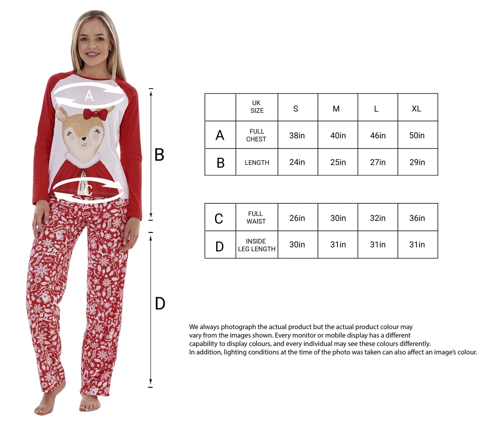 Christmas Family Matching Pyjamas XMAS Adult Kids Nightwear PJS 100% Cotton UK