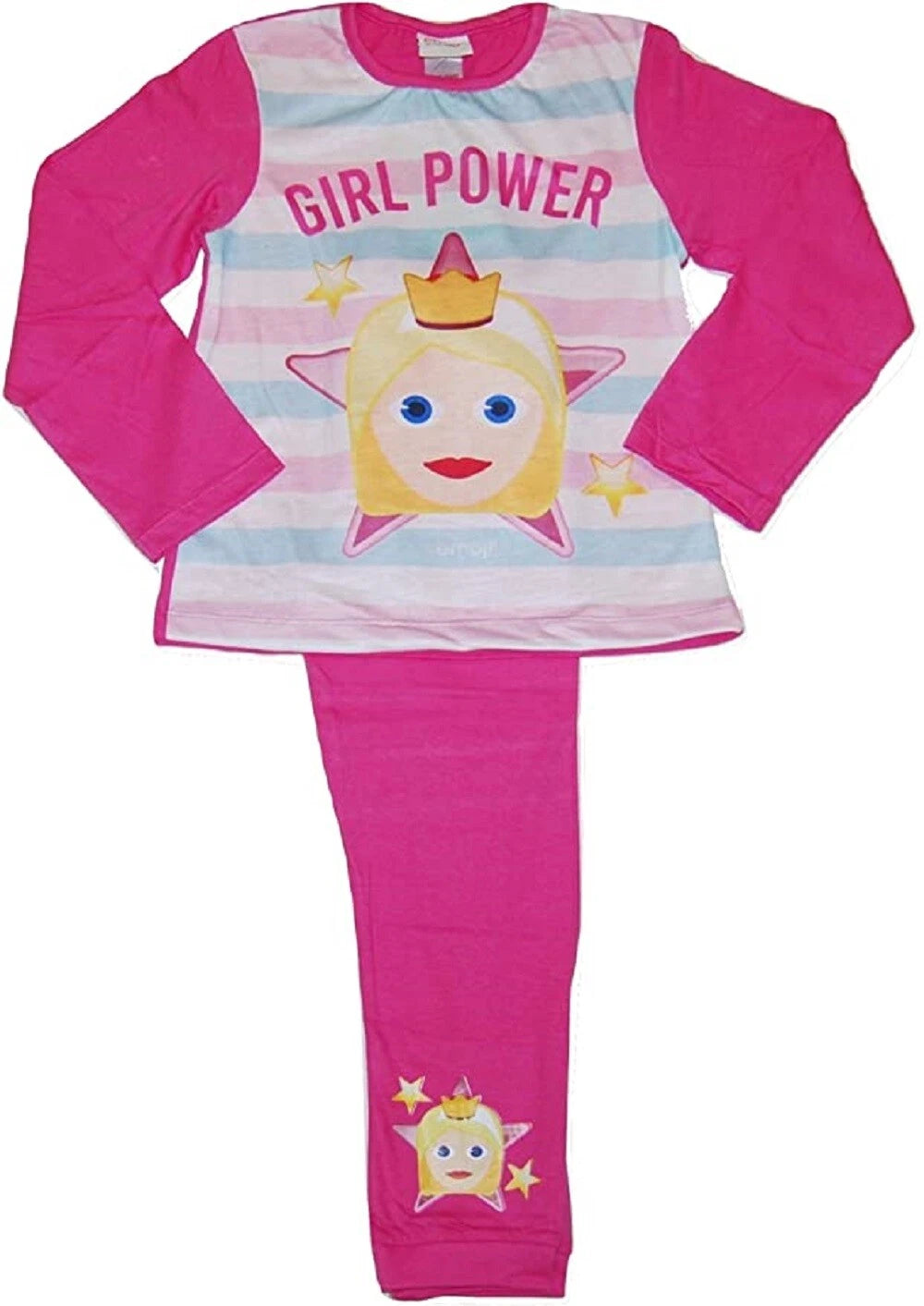 Girls Emoji Pyjamas. Ages 6 to 13 Years
