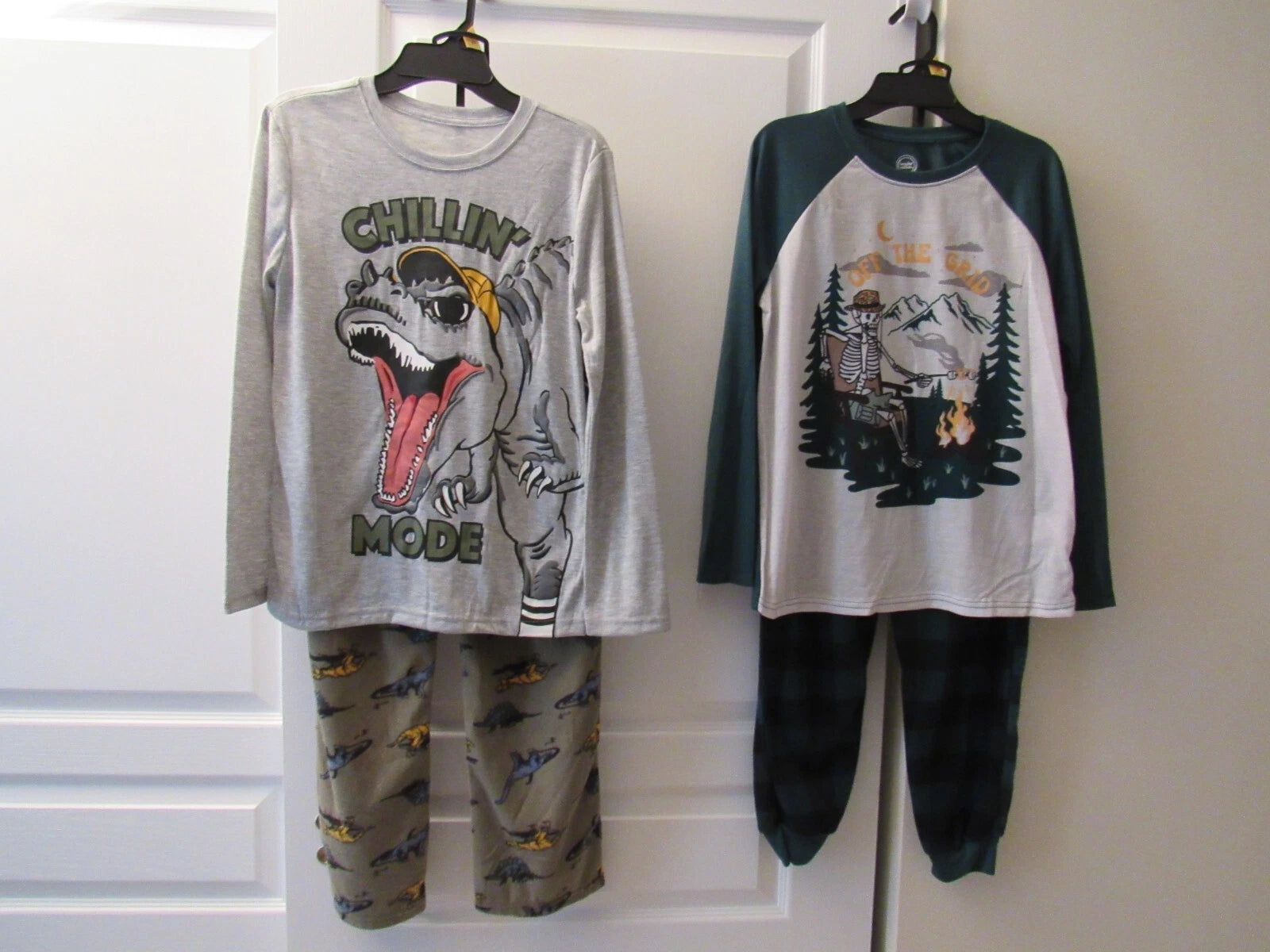 NEW 2-PIECE BOYS' PAJAMA SET SIZE LARGE (10-12) AND LARGE HUSKY- $10 EACH