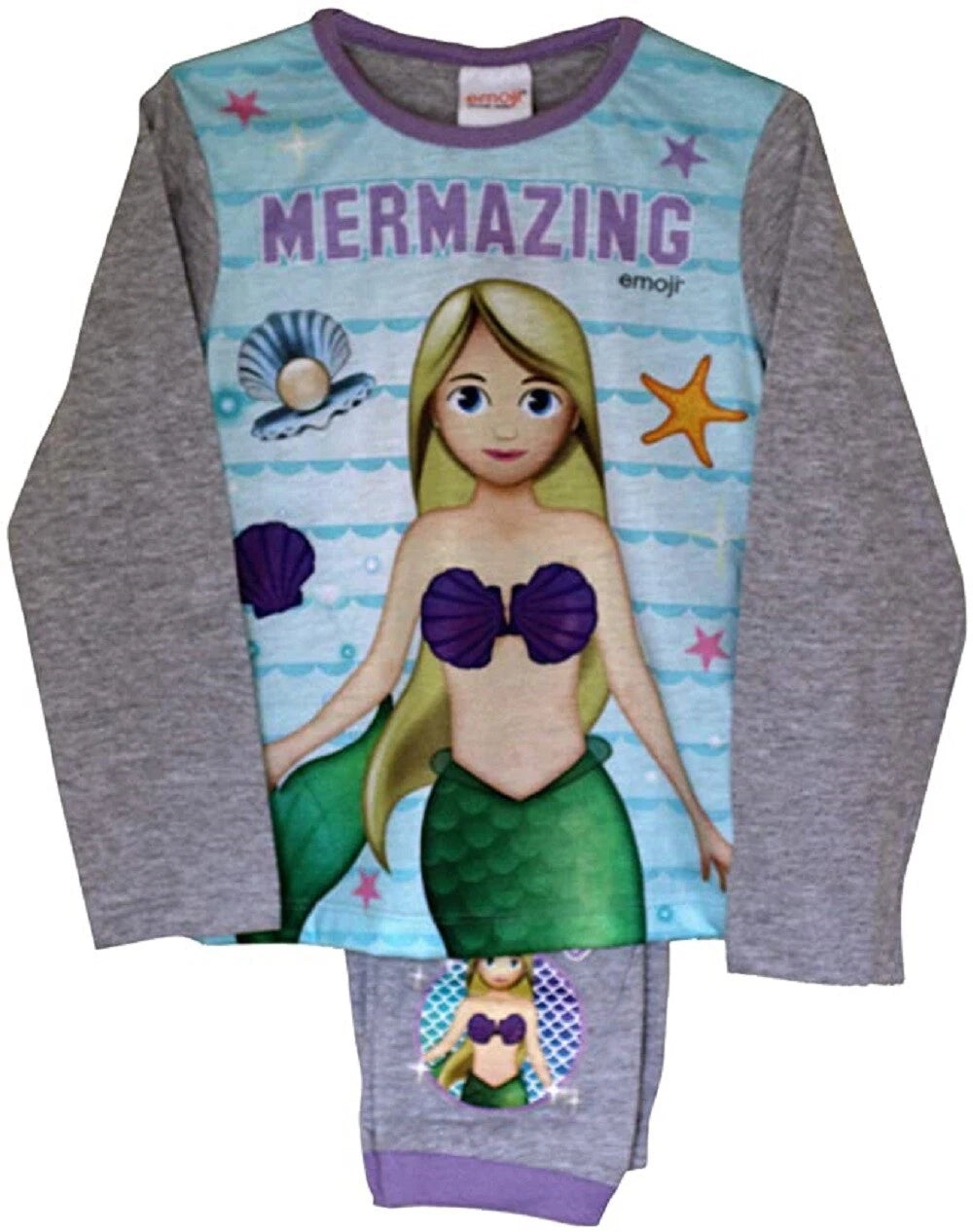 Girls Emoji Pyjamas. Ages 6 to 13 Years