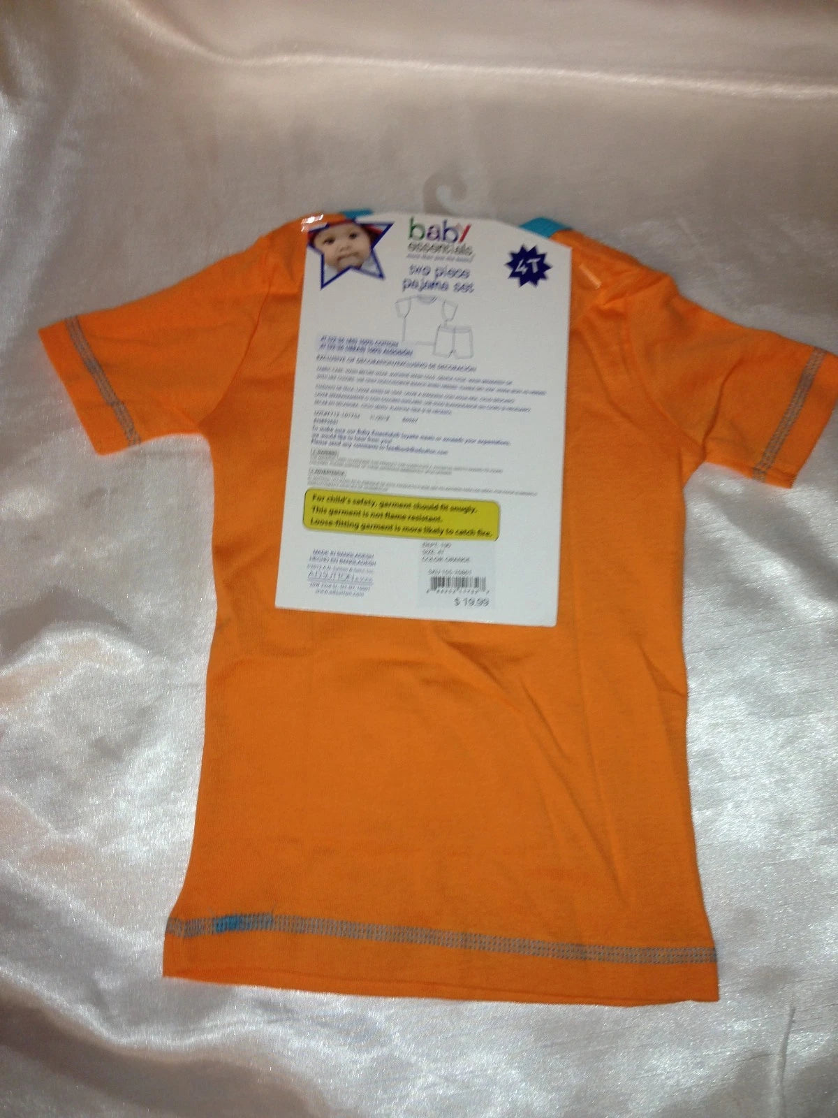 BABY ESSENTIALS TWO PIECE PJ SET  BABY BOY TODLER 100% COTTON