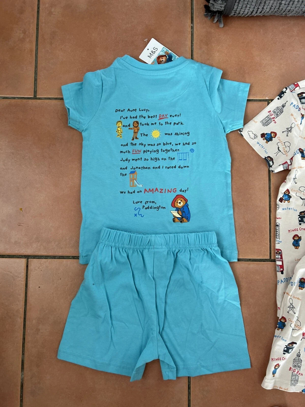 M & S Paddington Bear Pyjama set or Summer T-Shirt Set BNWT - 3 kinds