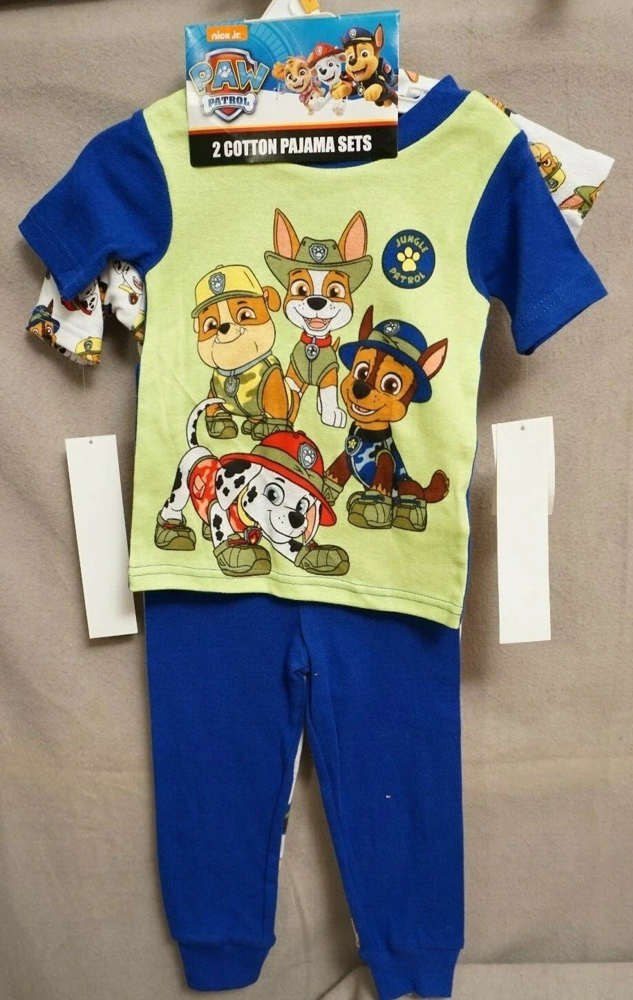 PAW PATROL, THOMAS OR SESAME ST. 4 PIECE PAJAMAS SETS ASSORTED SIZES  BNWT