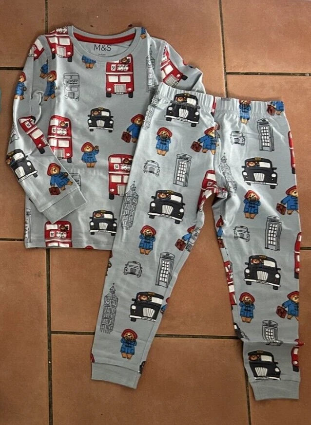 M & S Paddington Bear Pyjama set or Summer T-Shirt Set BNWT - 3 kinds