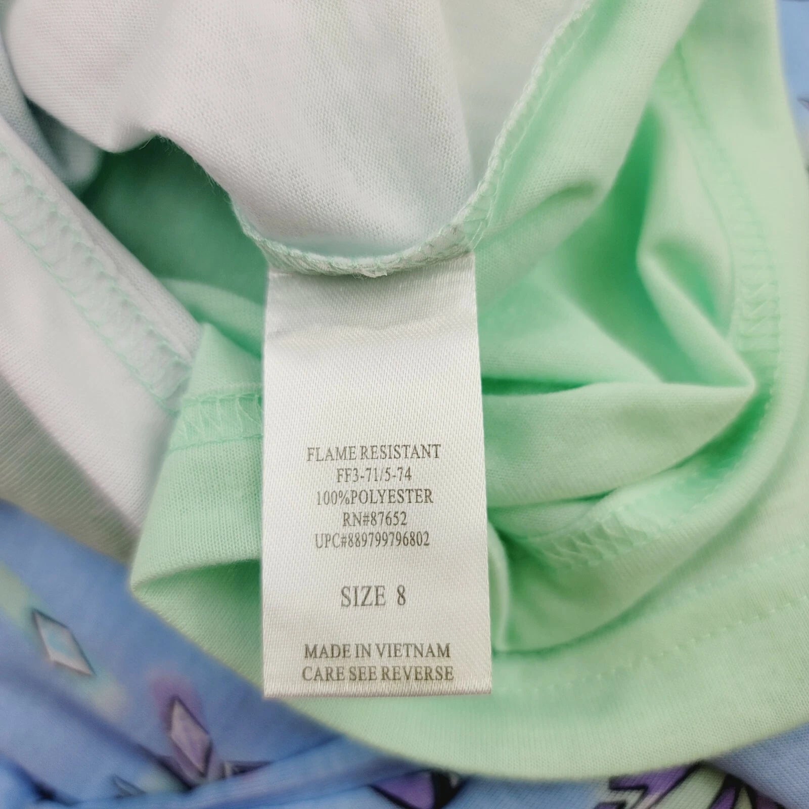 Disney's Frozen 2 Girls Size 8 Top & Bottom Pajama Set NWT