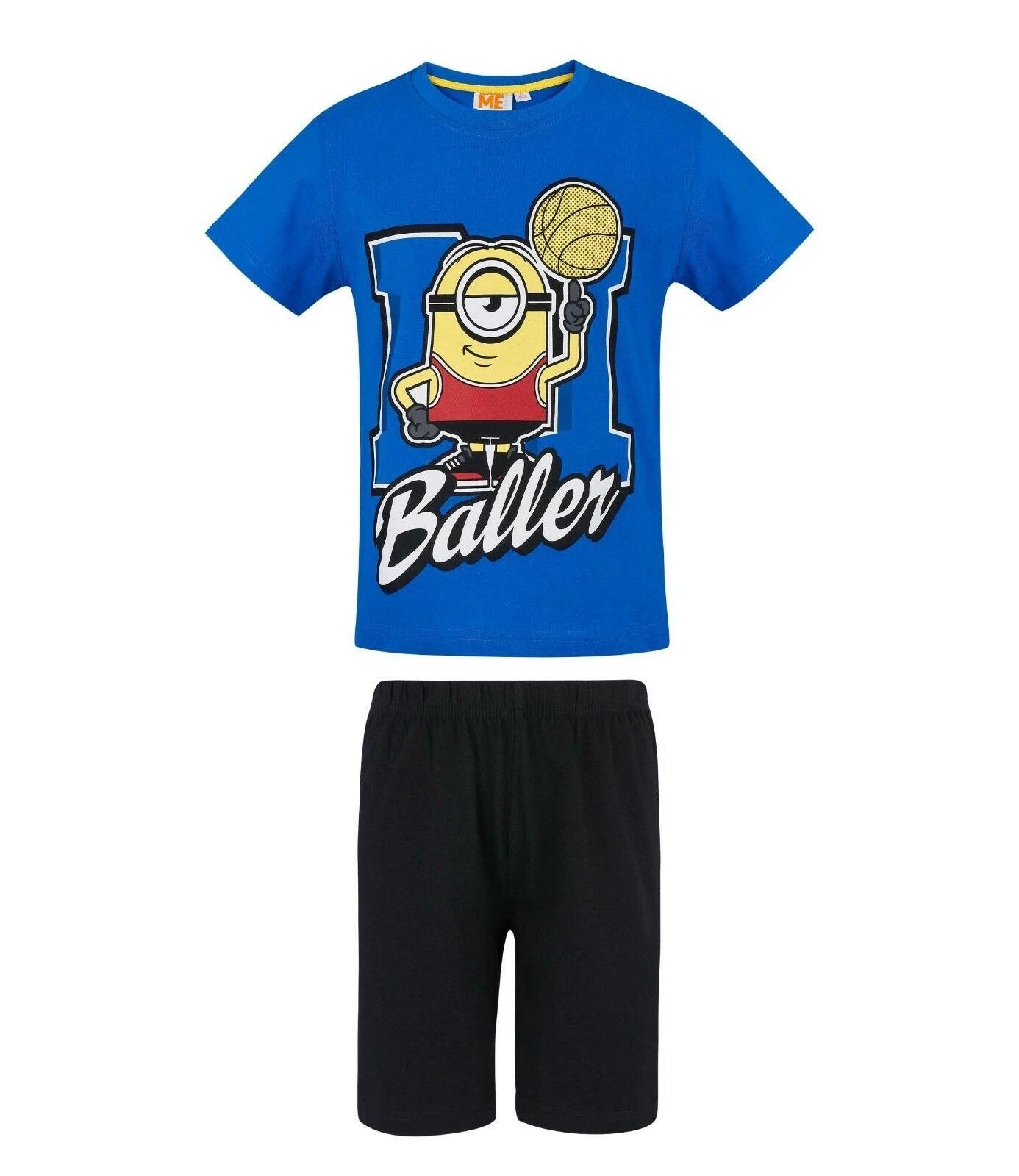 Boys Girls Kids Children Pyjamas Short Sleeve T-Shirt Shorts Set Age 2-12 Years