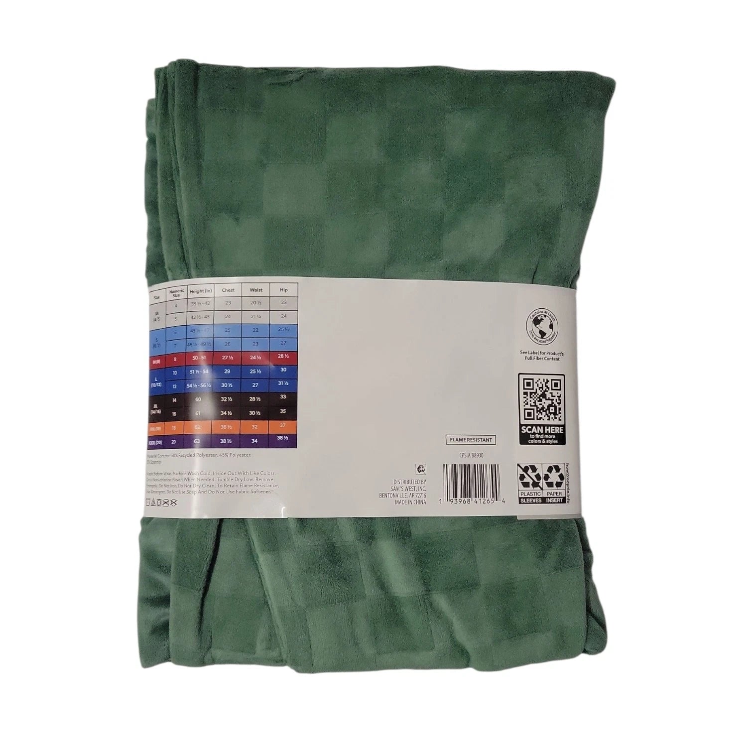 Member's Mark Boys 2-Piece Easy Care Long Sleeve Cozy Pajama Set