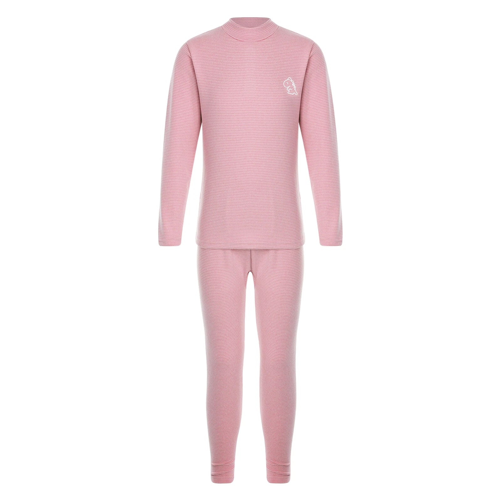 Kids Boys Girls Thermals Sets Pajamas T-shirt And Tights Suit Warm Active Home