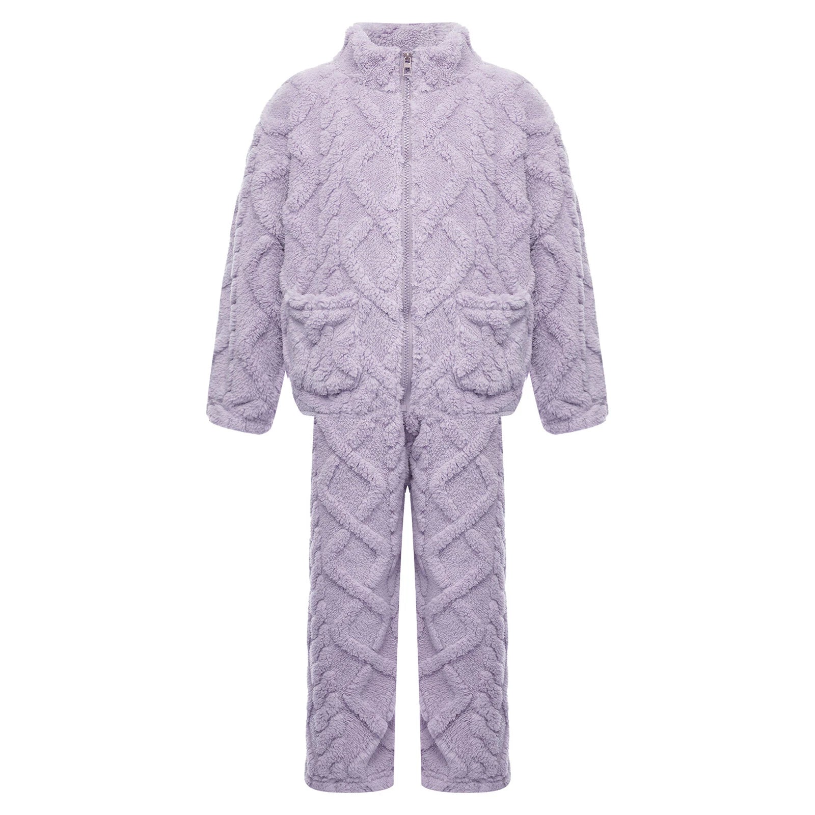 Unisex Kids Outfit Homewear Set Tops With Pants Pajamas Long Sleeve Loungewear