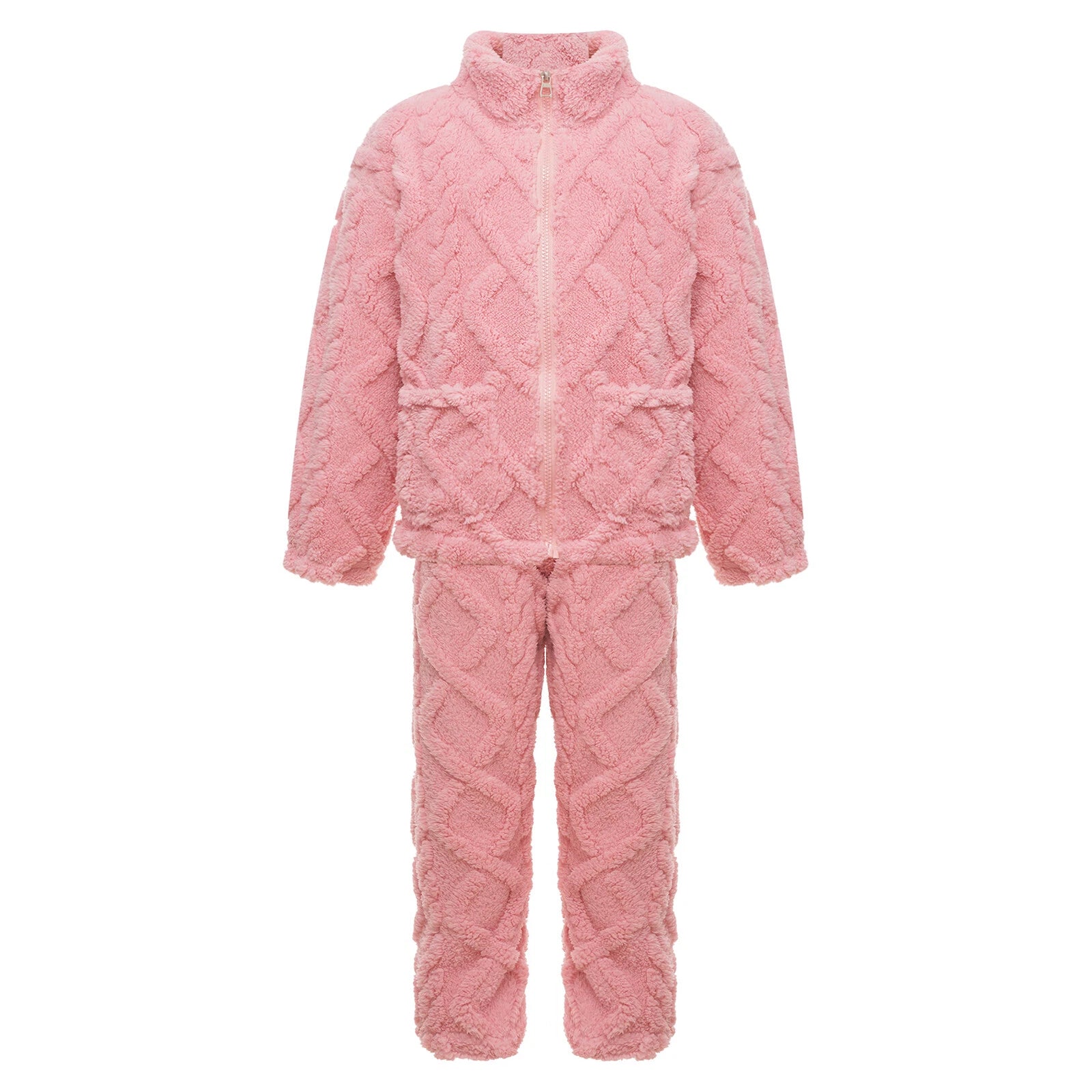 Unisex Kids Outfit Homewear Set Tops With Pants Pajamas Long Sleeve Loungewear