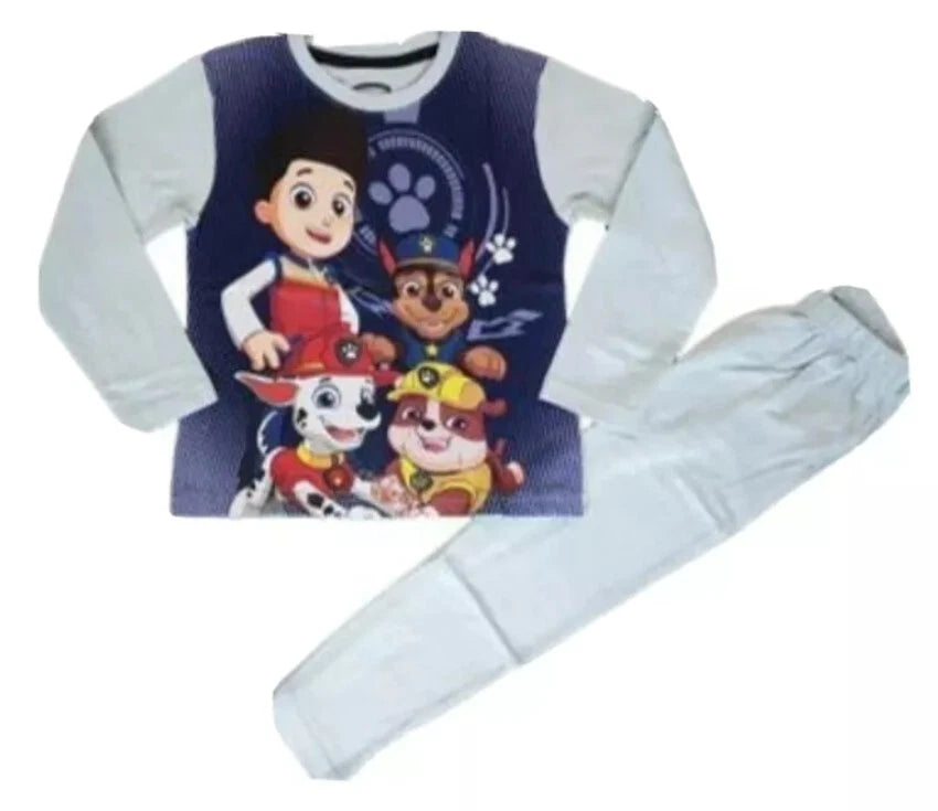 PAW PATROL Kids Boys Girls Nickelodeon Long Sleeve Pyjamas PJs Nightwear