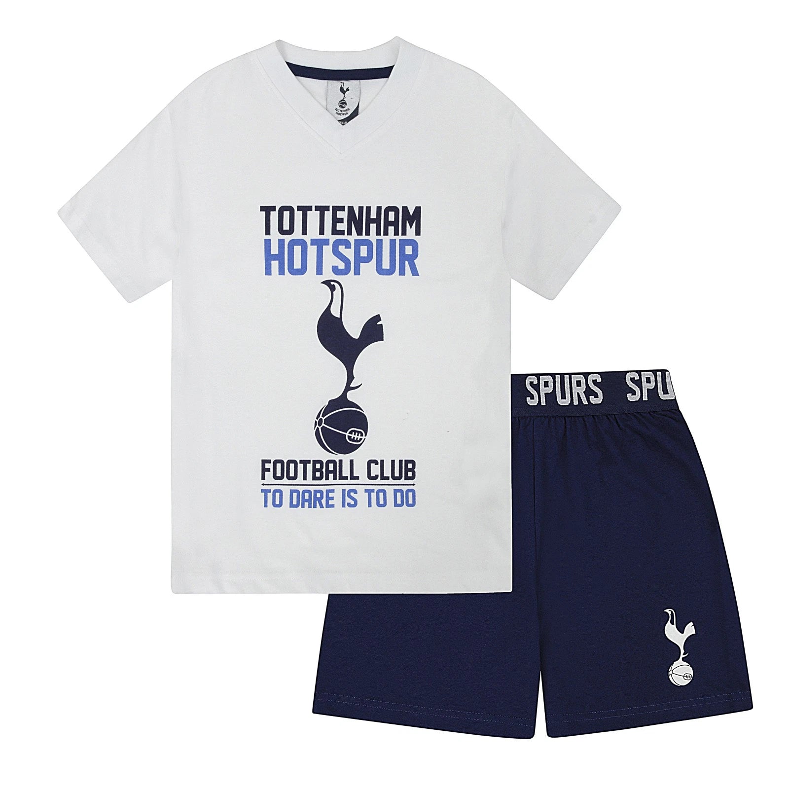 Tottenham Hotspur Boys Pyjamas Short Kids OFFICIAL Football Gift
