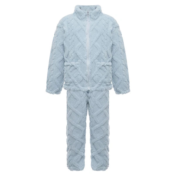 Unisex Kids Outfit Homewear Set Tops With Pants Pajamas Long Sleeve Loungewear